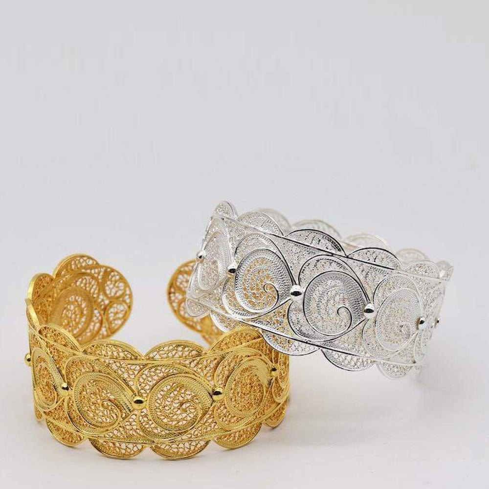 Escrava I Silver Filigree Bracelet – Luisa Paixao Portugal Escrava I Silver Filigree Bracelet – Luisa Paixao Portugal