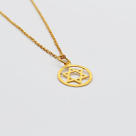 Estrela de David I Gold-plated Charm 0.1 oz