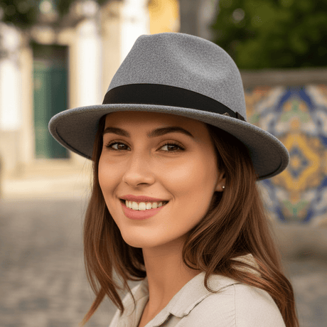 Fedora Hat- Grey