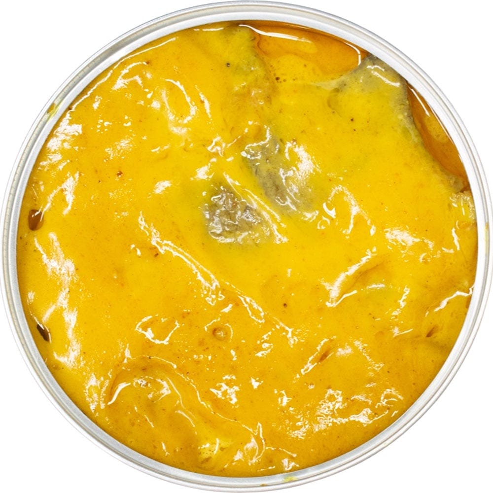 Filets de truite en boite sauce curry I Tradition portugaise ABC+ I Filets de truite au Curry