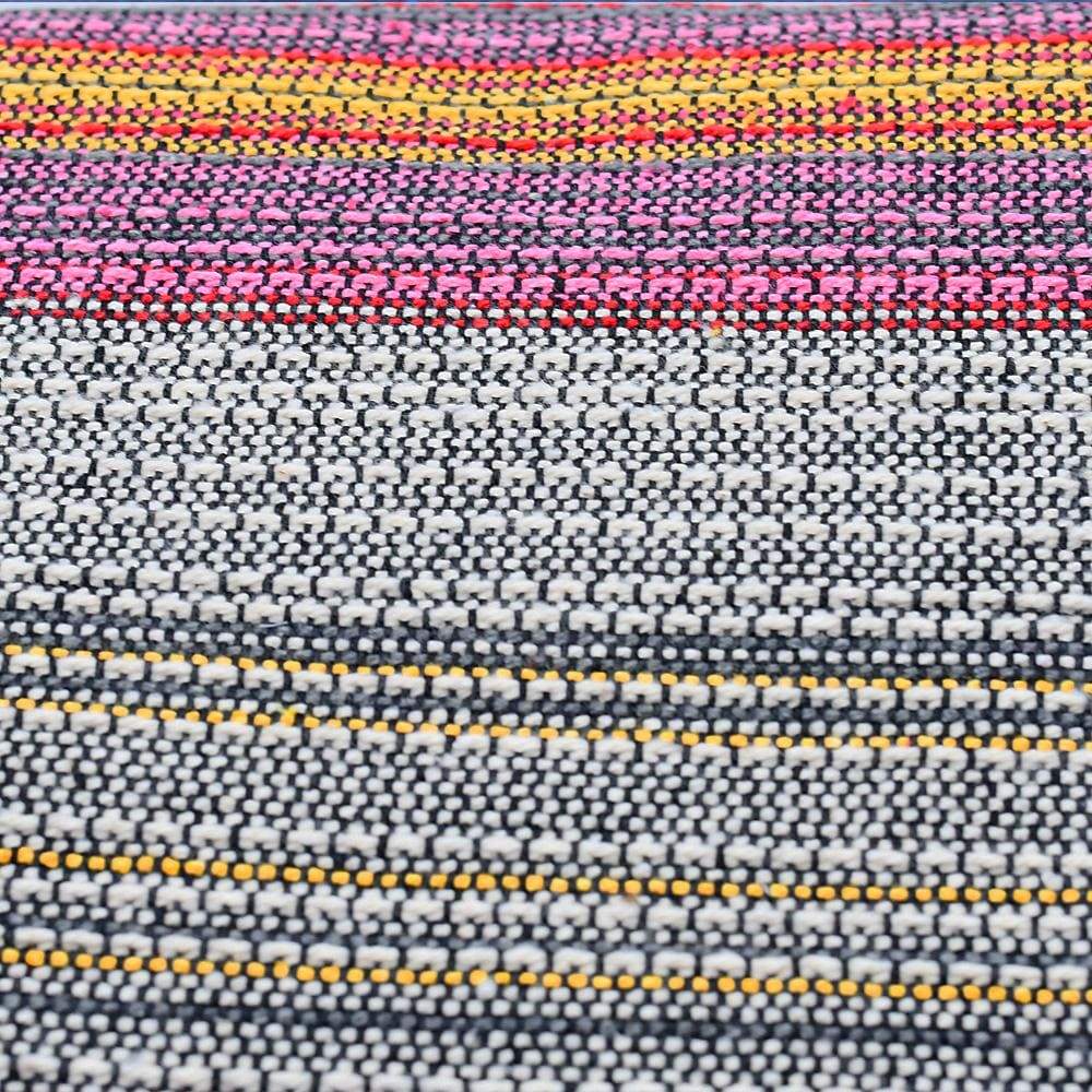 Fine Cotton Carpet 83x59'' - Grey