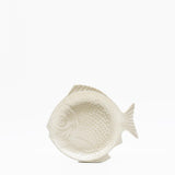 Fish-shaped Ceramic Bread/Butter Plate - Off-white