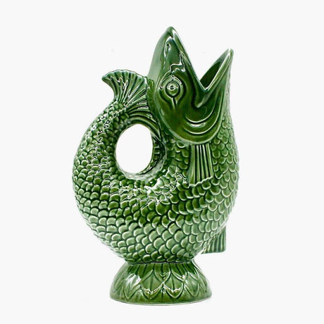 Fish-shaped Ceramic Pitcher - Green