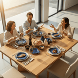 Fish-shaped Ceramic Soup Plate - Blue