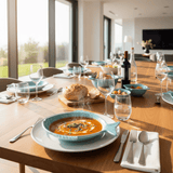 Fish-shaped Ceramic Starter Plate - Turquoise