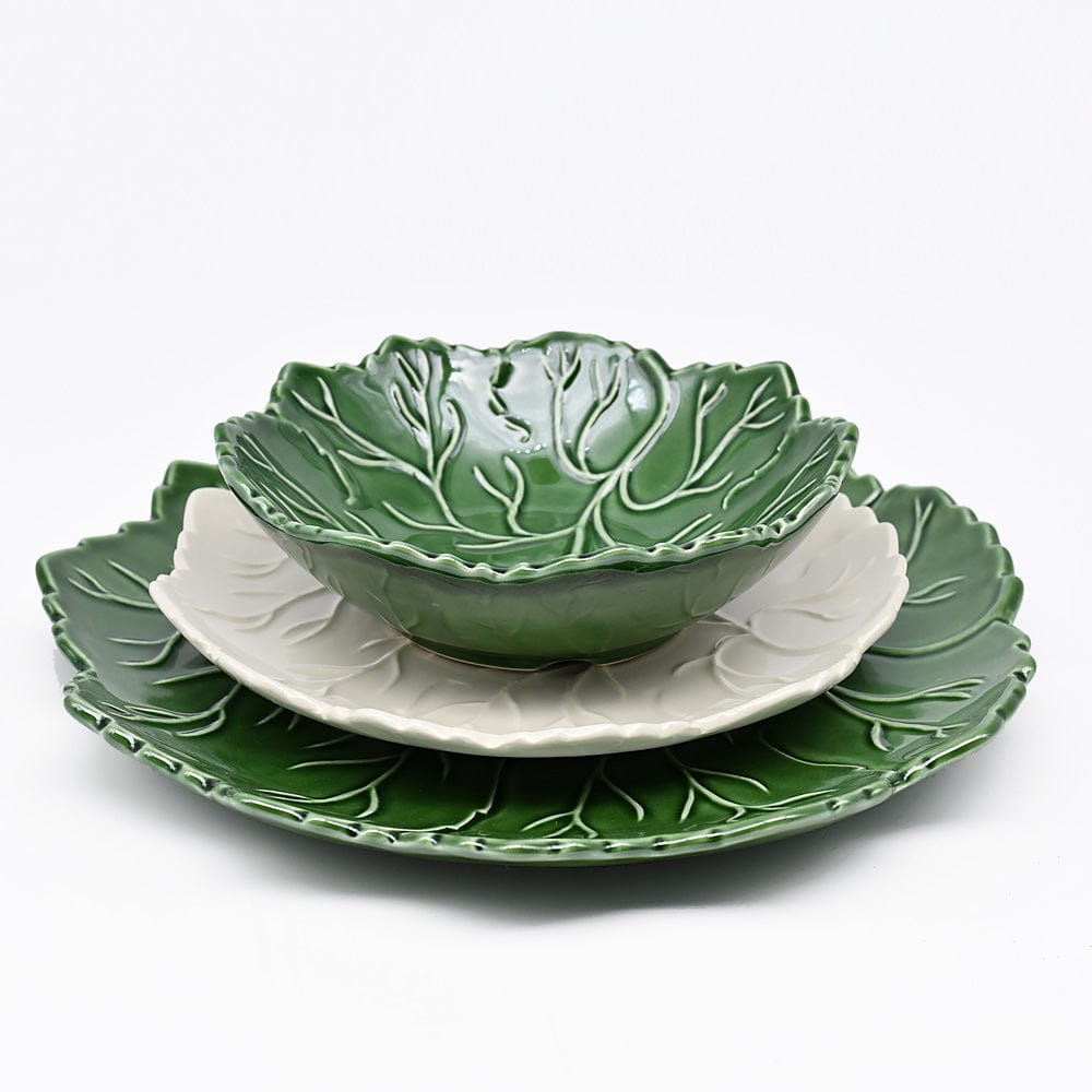 Folha I Ceramic Plate - 8.3"