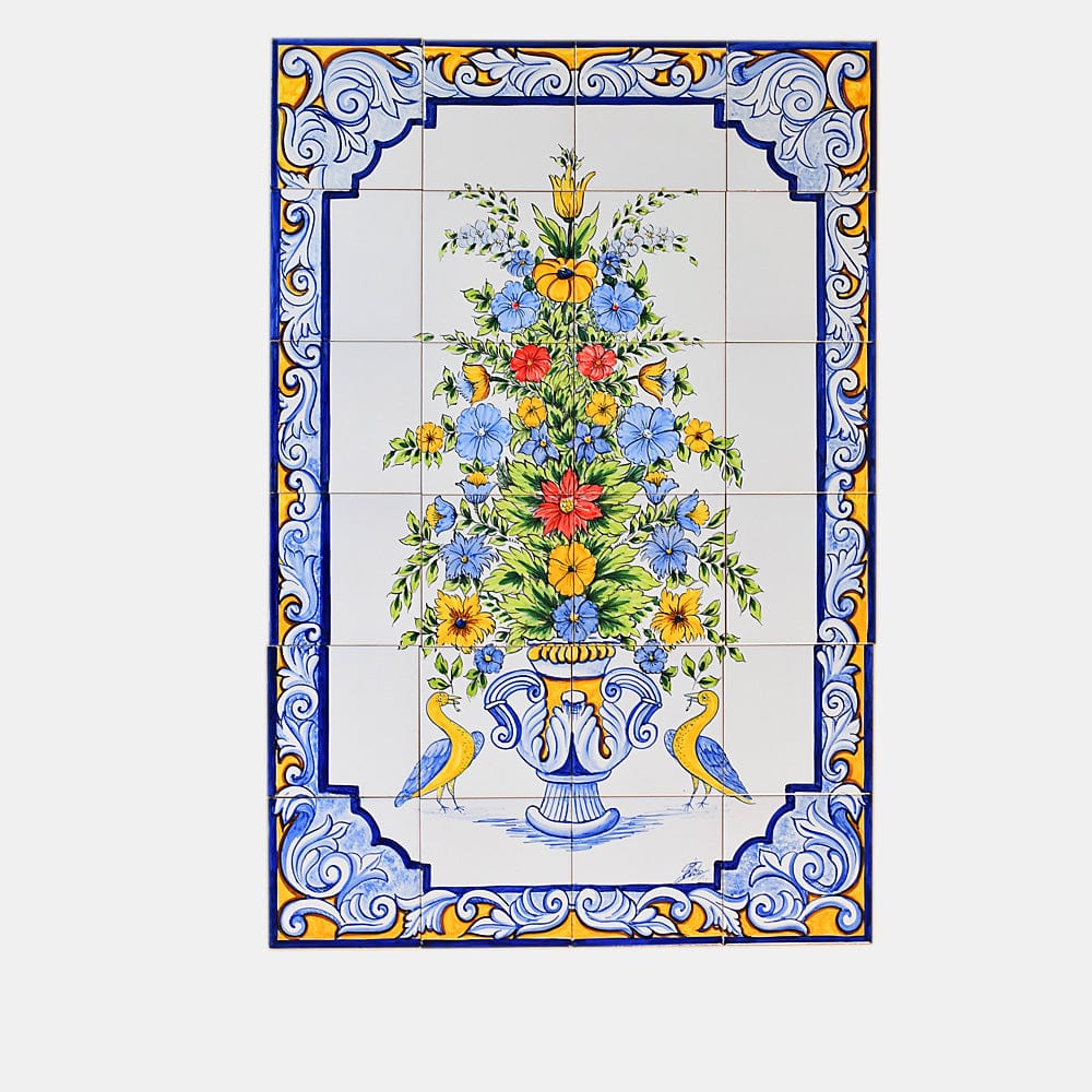 Fresque d'azulejos 90x60cm