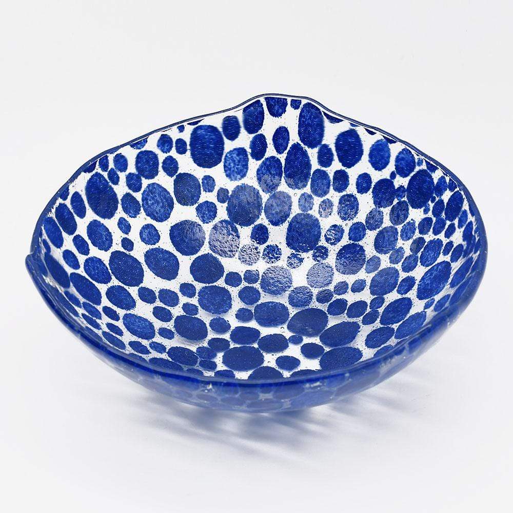 Fused Glass Bowl from Marinha Grande - 8''