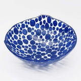 Fused Glass Bowl from Marinha Grande - 8''