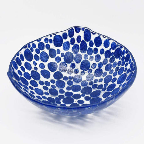 Fused Glass Bowl from Marinha Grande - 8''