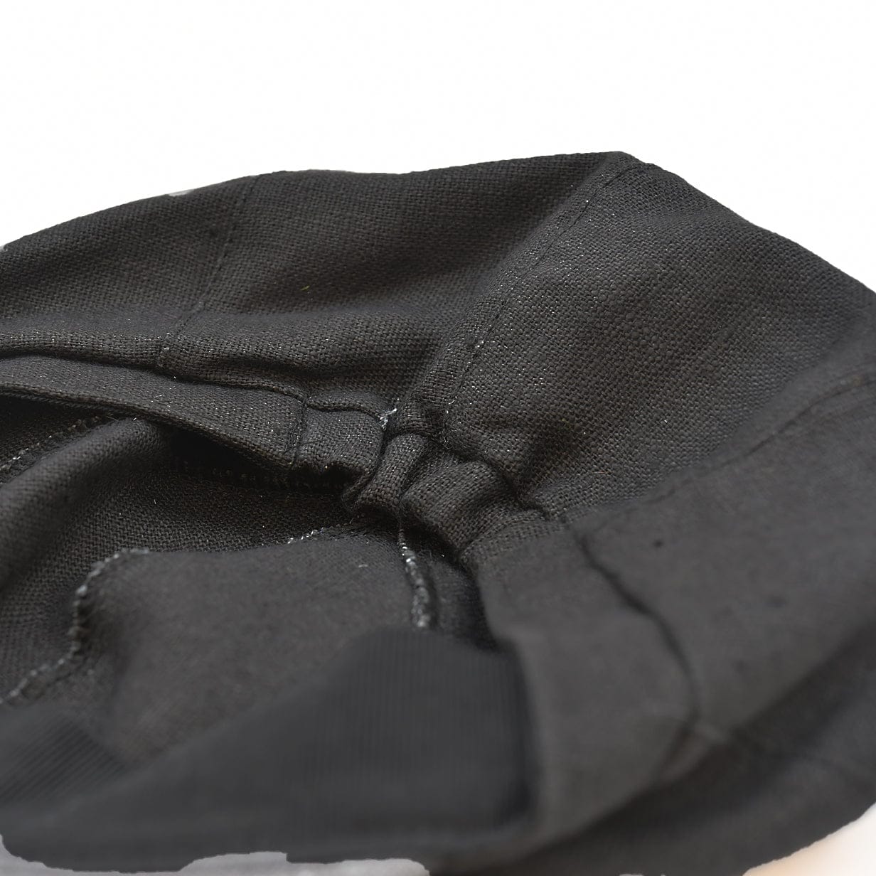 Gavroche linen Cap - Black