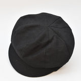 Gavroche linen Cap - Black