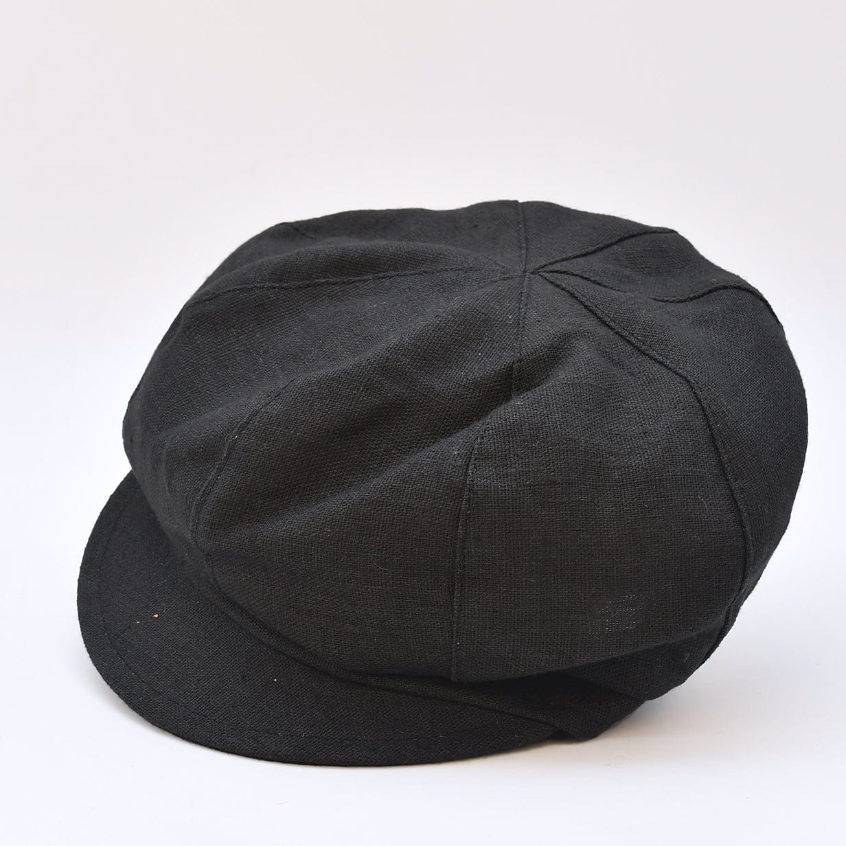 Gavroche linen Cap - Black