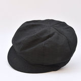 Gavroche linen Cap - Black