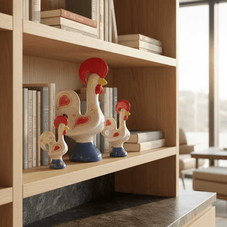 Genuine Barcelos Rooster - White