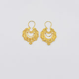 Gold-plated Silver Earrings - 1.6''