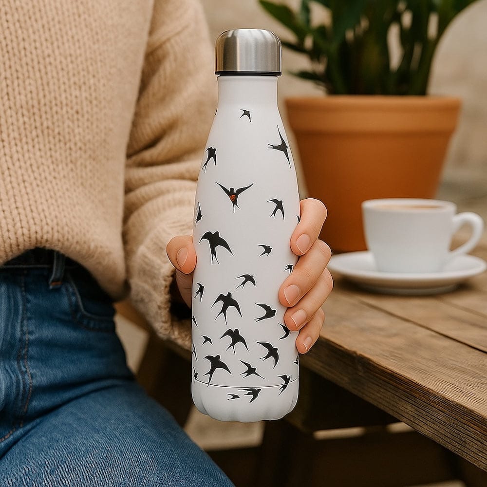 Gourde isotherme en inox "Andorinhas"