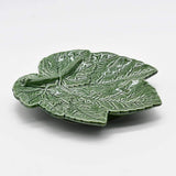 Grape Leaf Ceramic Plate - 7.1''