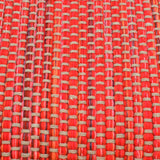 Handcrafted Mixed Fiber Rug – Red