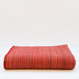 Handcrafted Mixed Fiber Rug – Red