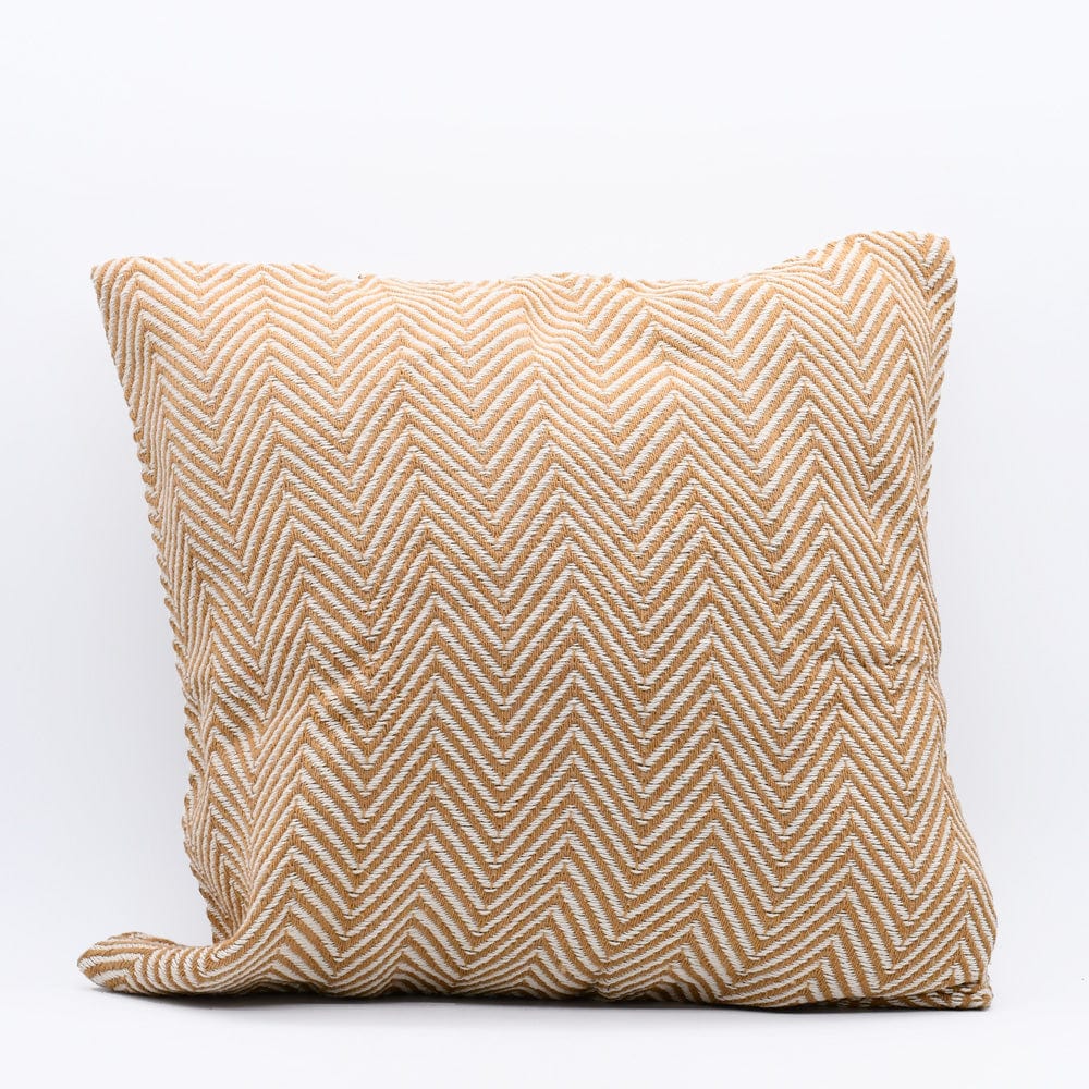 Camel pillow cover in cotton from Portugal – Luisa Paixao Portugal