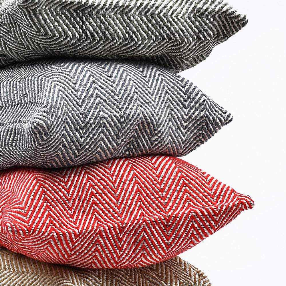 Camel pillow cover in cotton from Portugal – Luisa Paixao Portugal