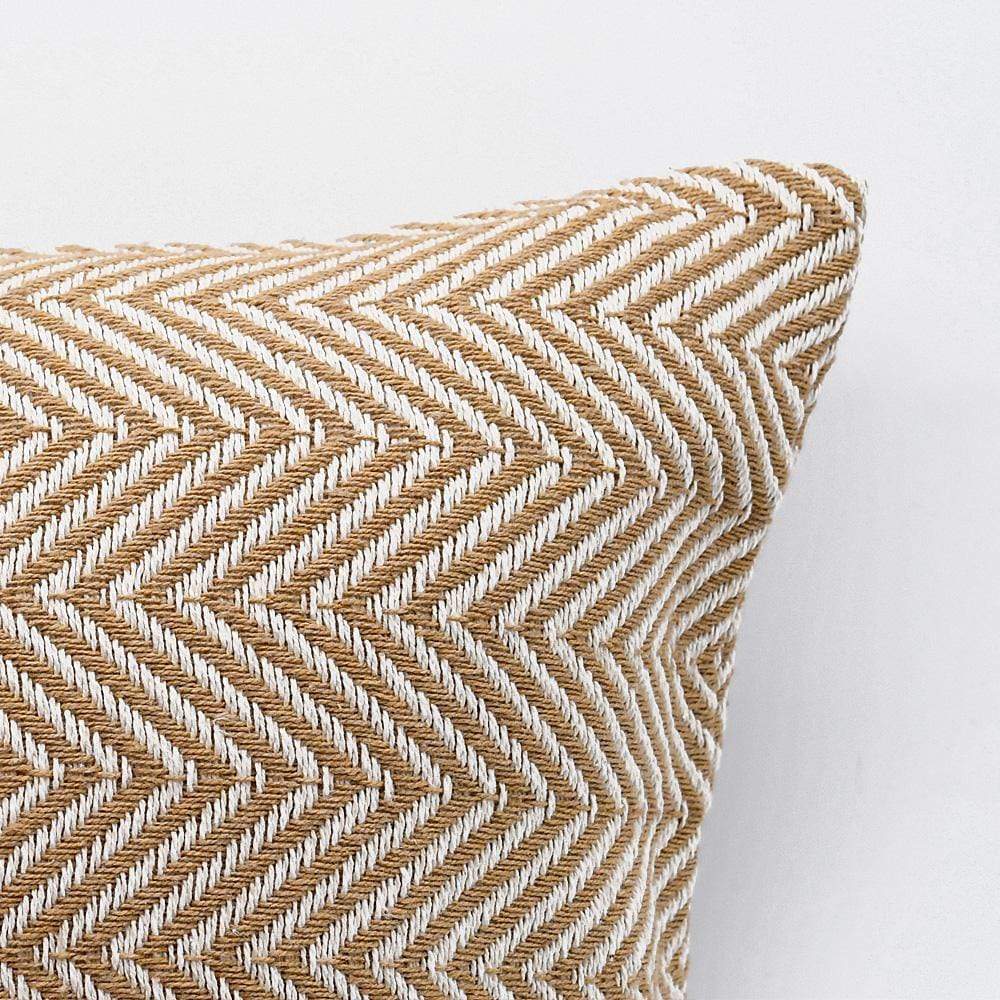 Camel pillow cover in cotton from Portugal – Luisa Paixao Portugal