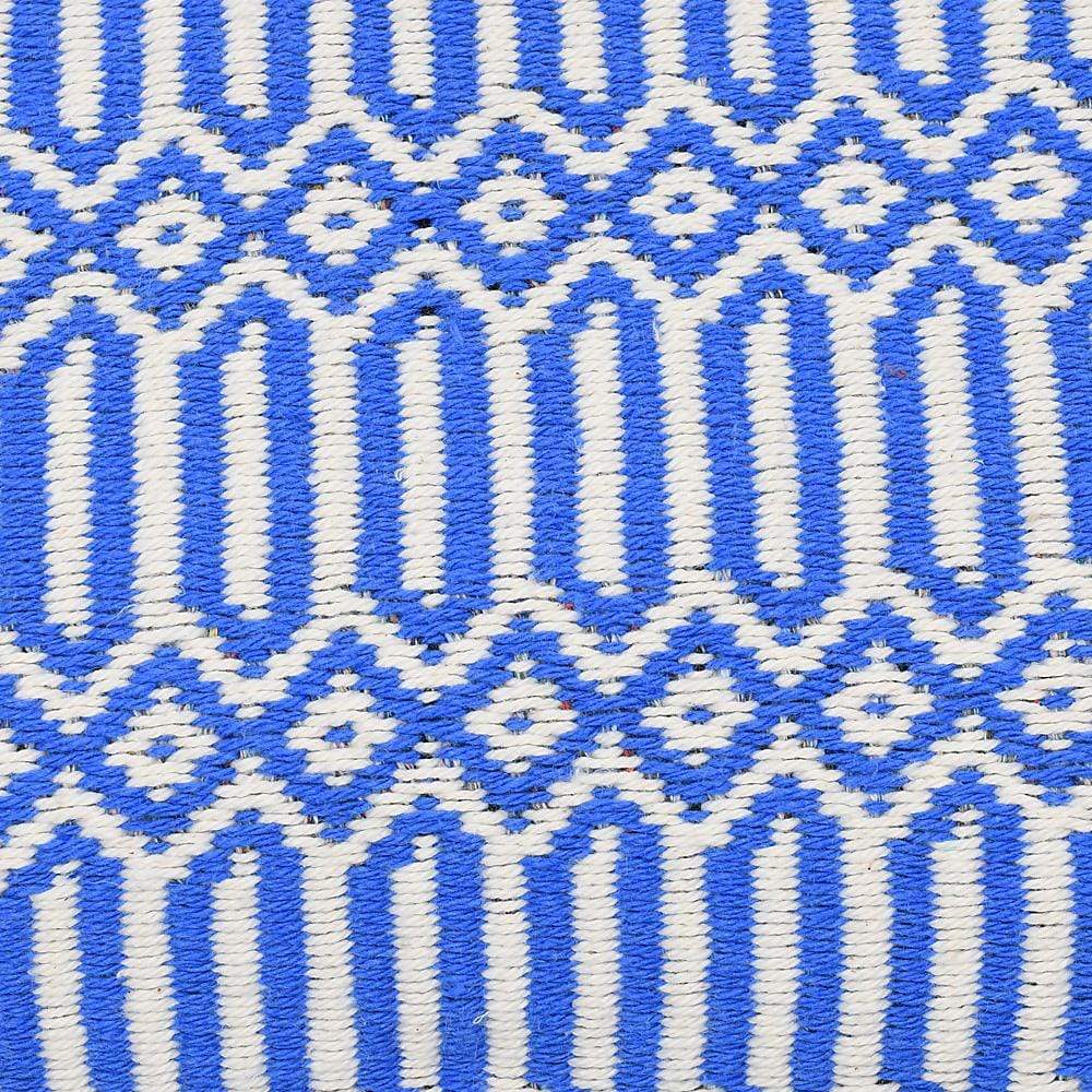 Hexa I Coton Blanket - Blue