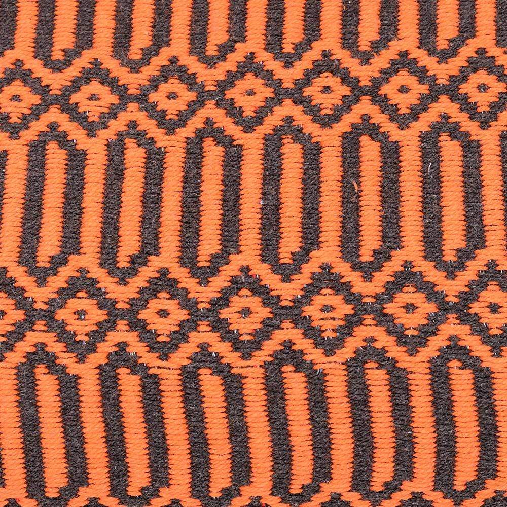 Hexa I Coton Plaid - Orange & Black