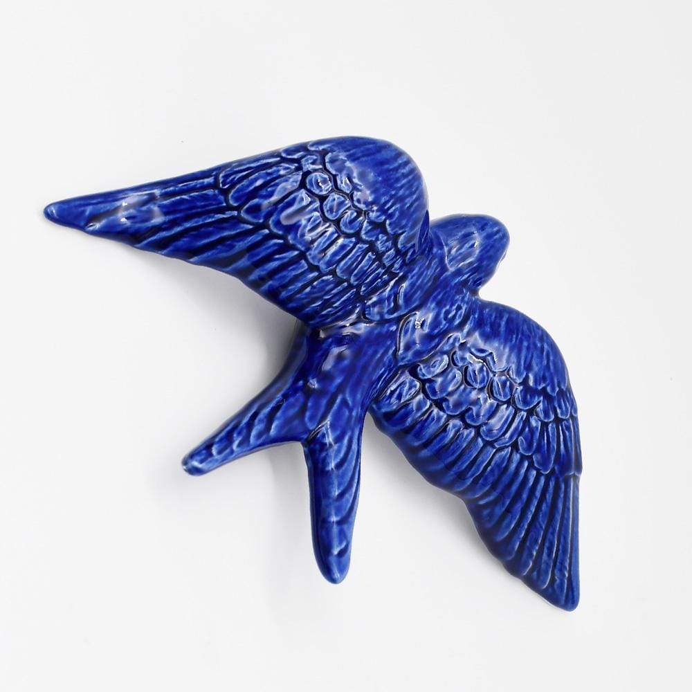 Traditional blue Ceramic Swallow – Luisa Paixao Portugal
