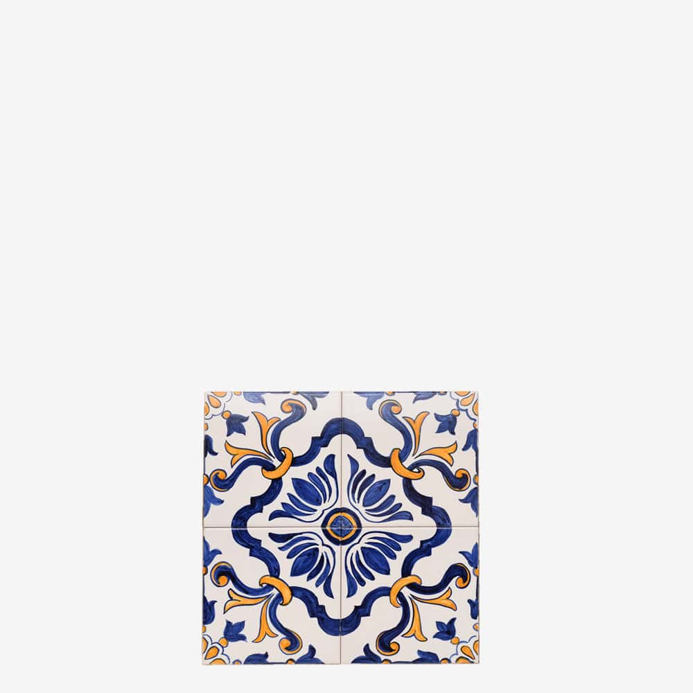 Joined Tile Panel of 4 azulejos 12X12''