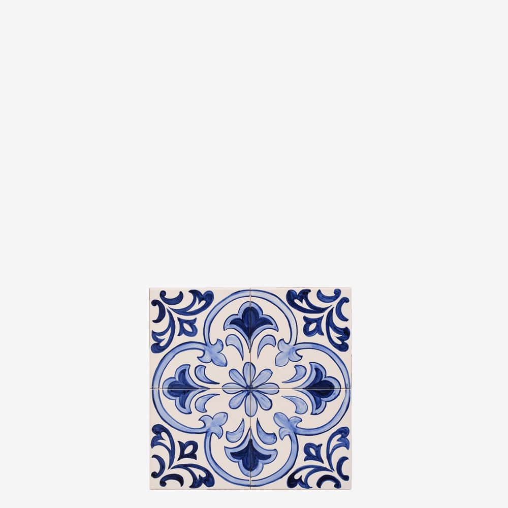 Joined Tile Panel of 4 azulejos 12X12''