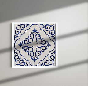 Joined Tile Panel of 4 azulejos 12X12''