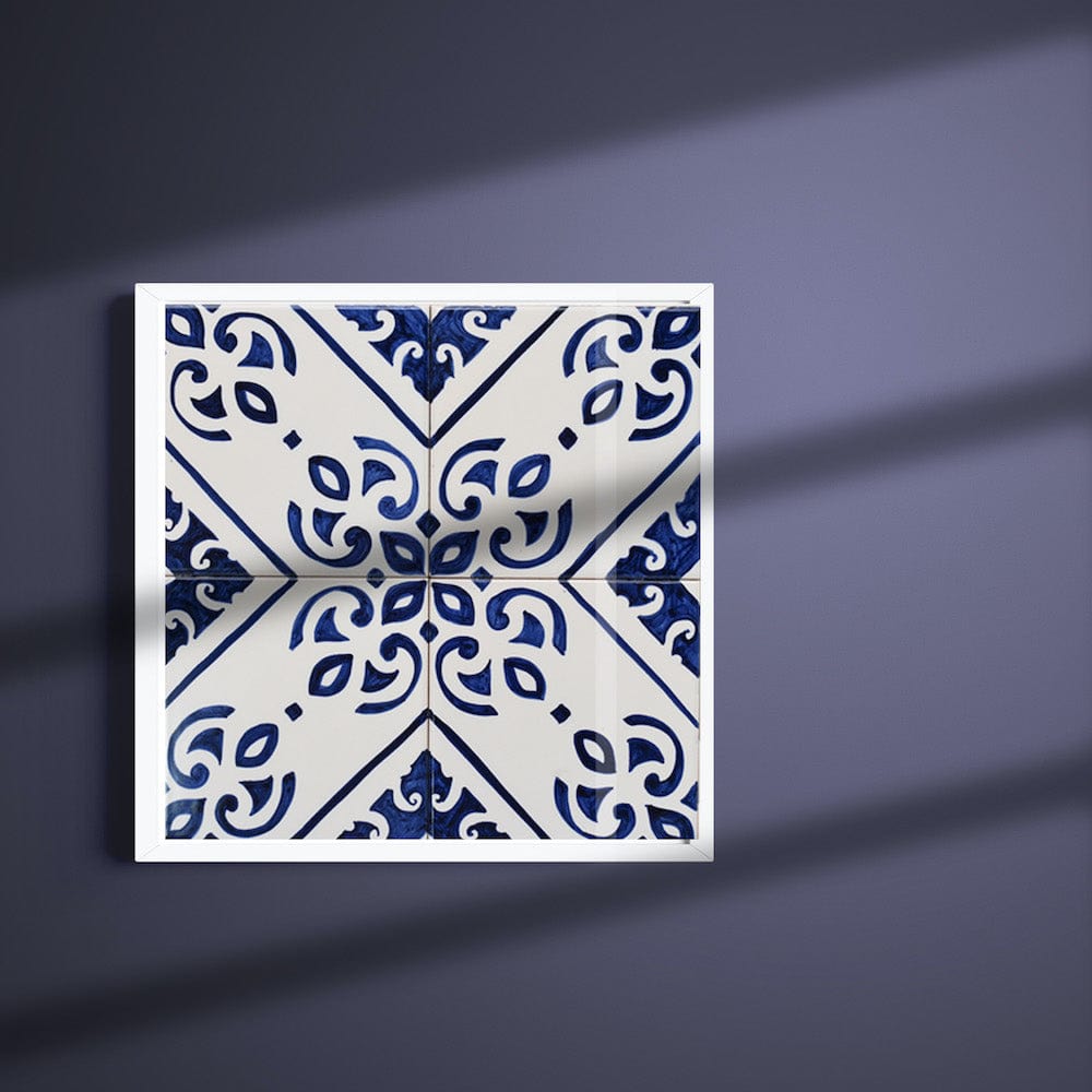 Joined Tile Panel of 4 azulejos 12X12''