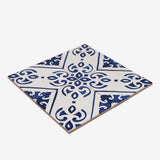 Joined Tile Panel of 4 azulejos 12X12''