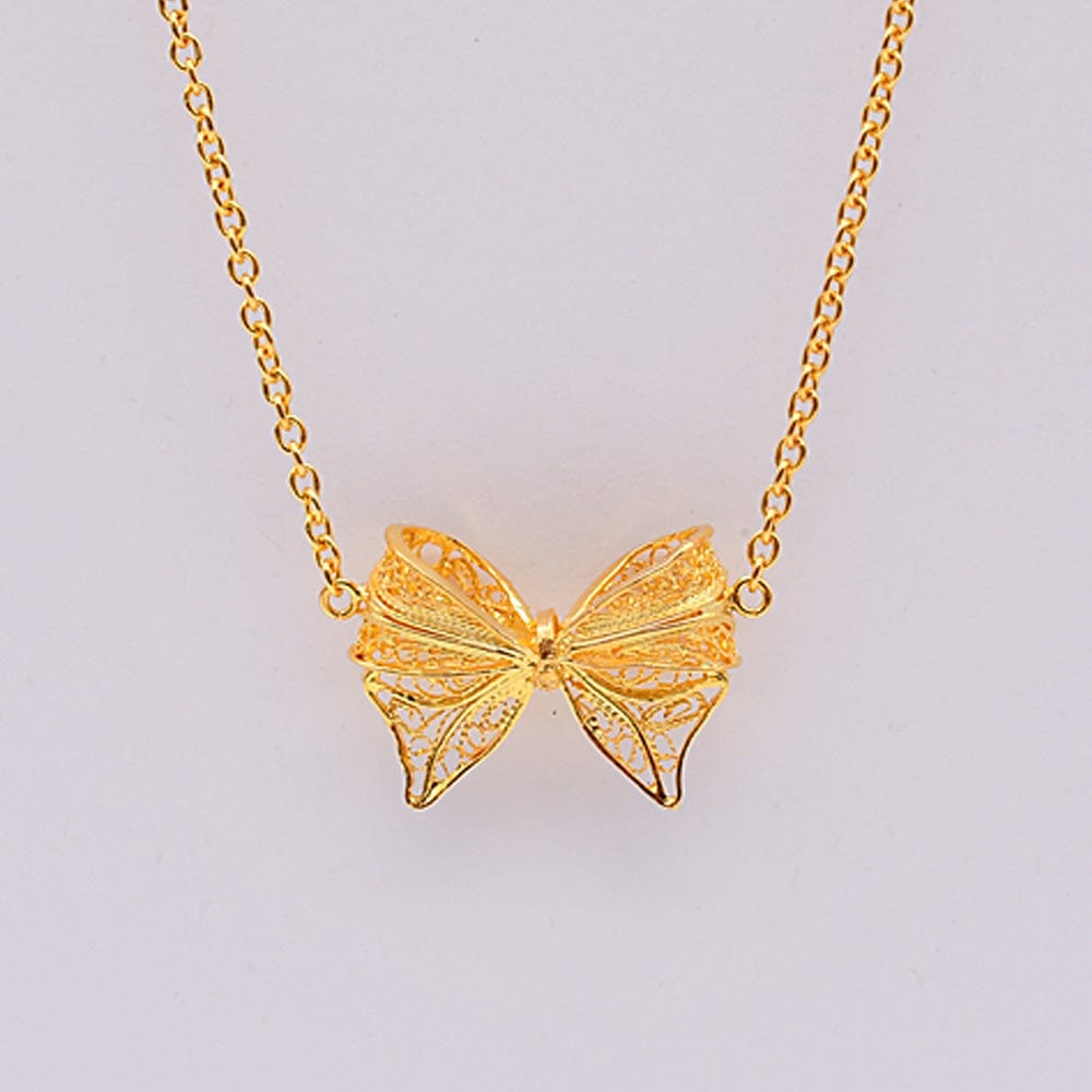 Laço I Gold-plated Silver Necklace