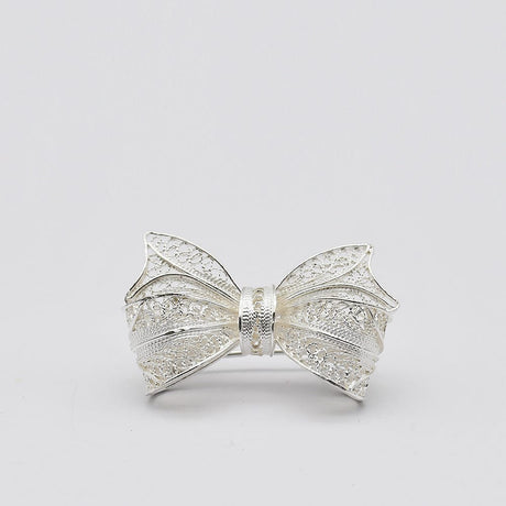 Laço I Silver filigree Brooch 0.3 oz - 1.6"