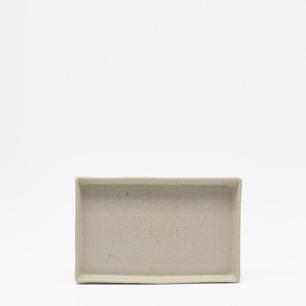 Lagoa I Small Rectangular Serving Dish - Beige