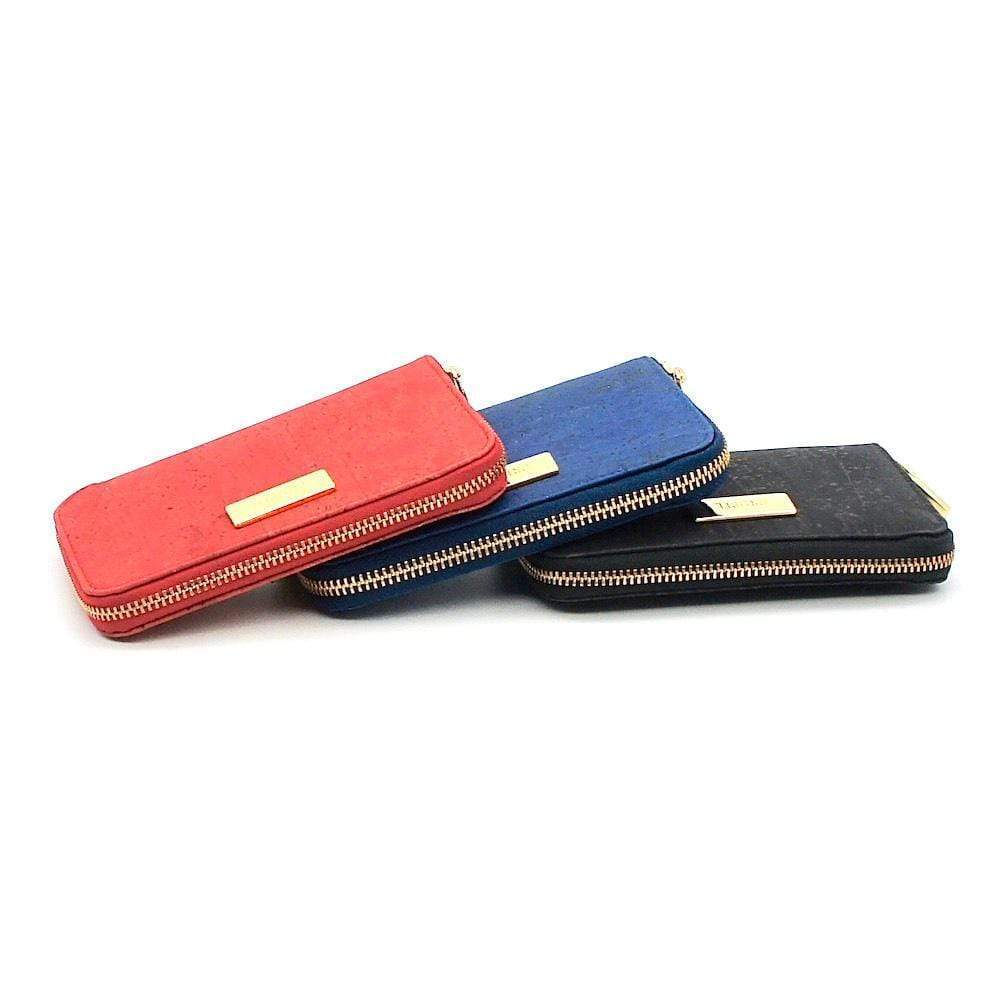 Large Cork Wallet - Black