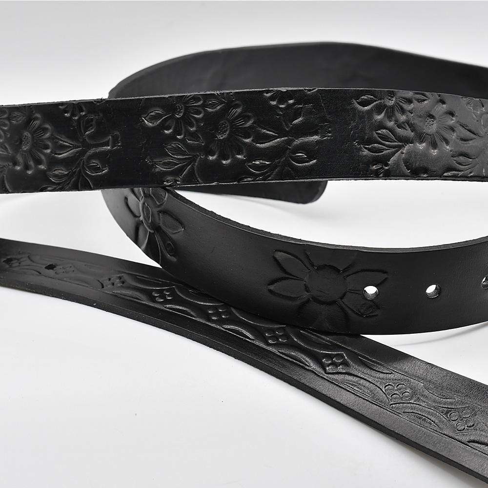 Leather Belt - Black - Luisa Paixao | USA