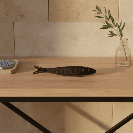 Lifelike Ceramic Sardine