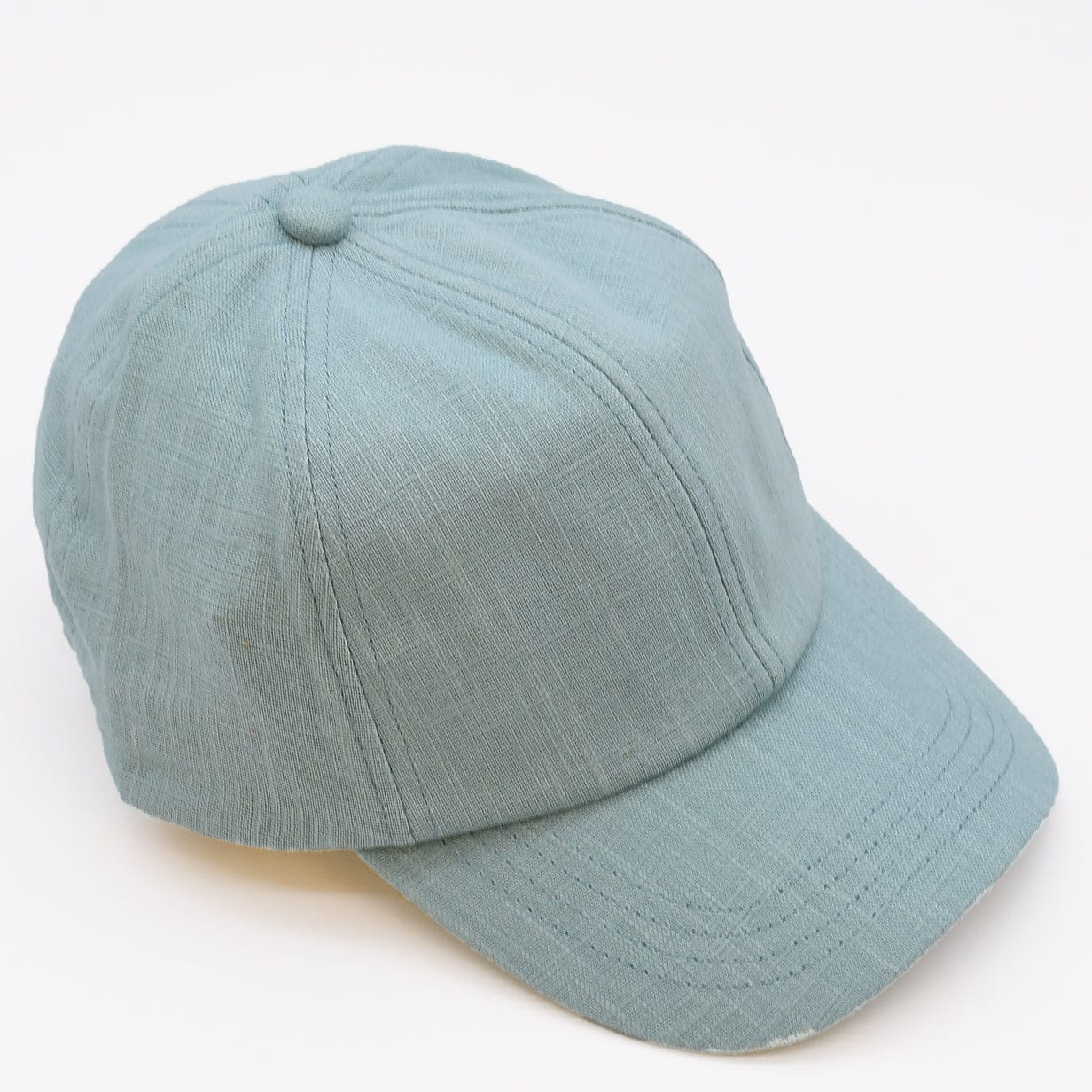 Linen Cap - Light Blue