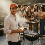 Linen Cap - Light Orange