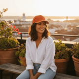 Linen Cap - Light Orange