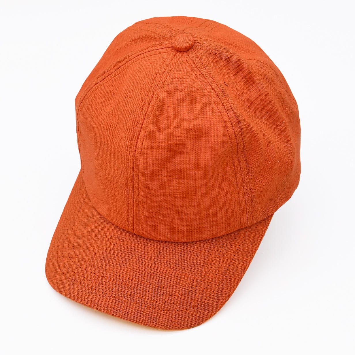 Linen Cap - Light Orange
