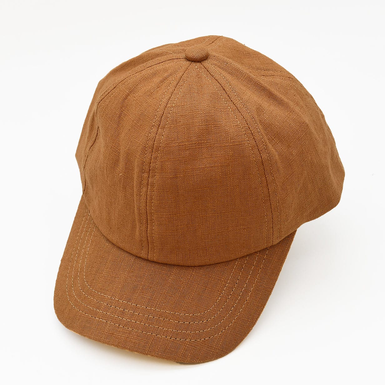 Linen Cap - Terracotta