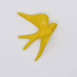 Medium Ceramic Swallows - 20 colors Yellow