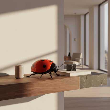 Ceramic Ladybug "Joaninha, voa, voa"