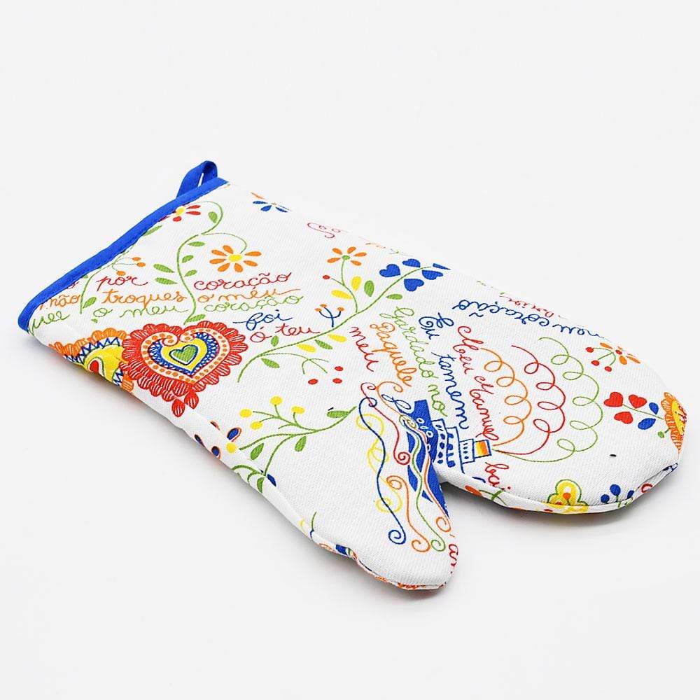 Namorados I Coton Oven Mitt Blue