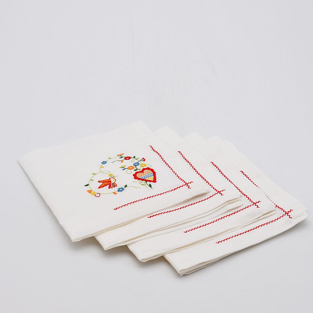 Namorados I Linen Table Napkins - Set of 2